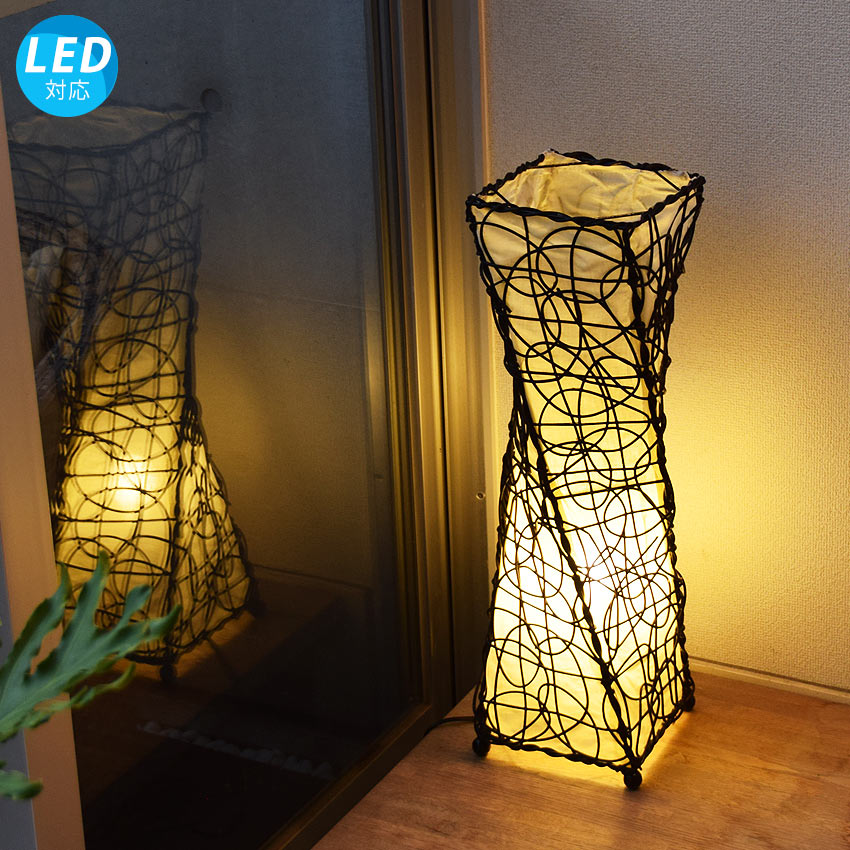 LED電球付】 アジアン照明・間接照明 ループルーツS/60cm | 全ての照明