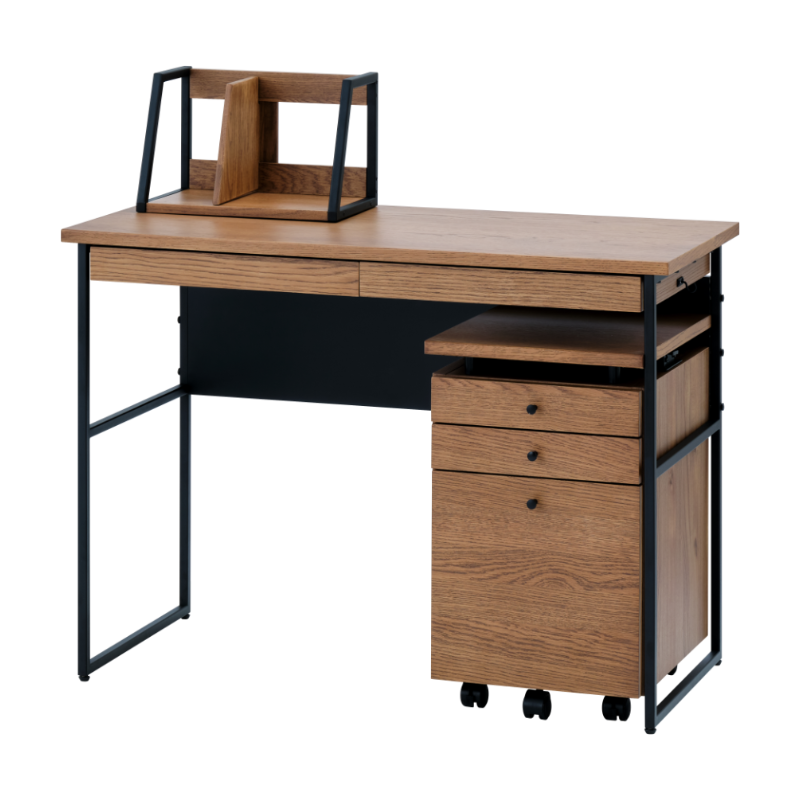 ISSEIKI 【SET】FERRO-2 DESK 100+WAGON 35+BOOK STAND 3点SET