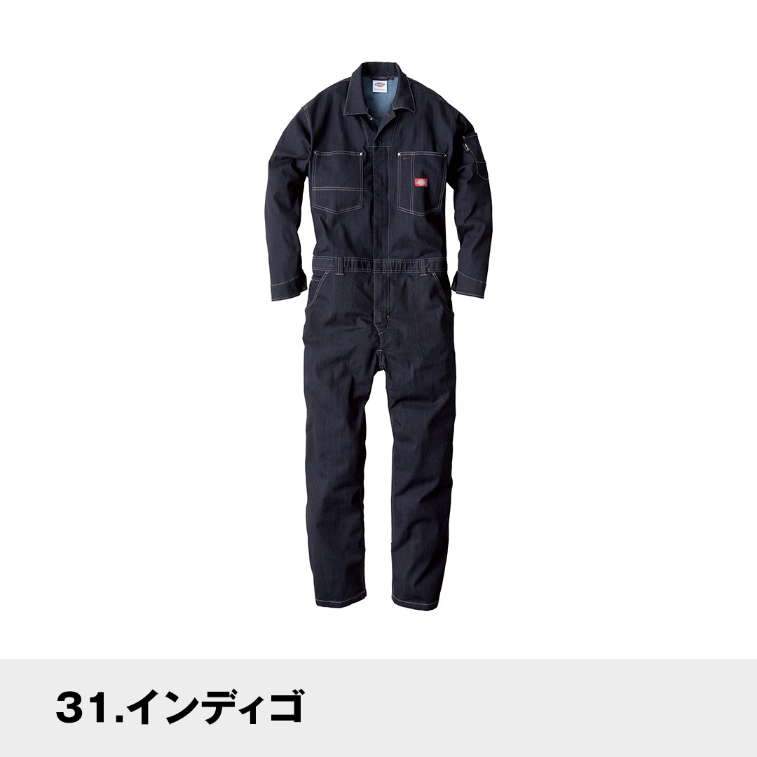 Dickies ディッキーズ D756 デニム長袖つなぎ コーデュラ メンズ