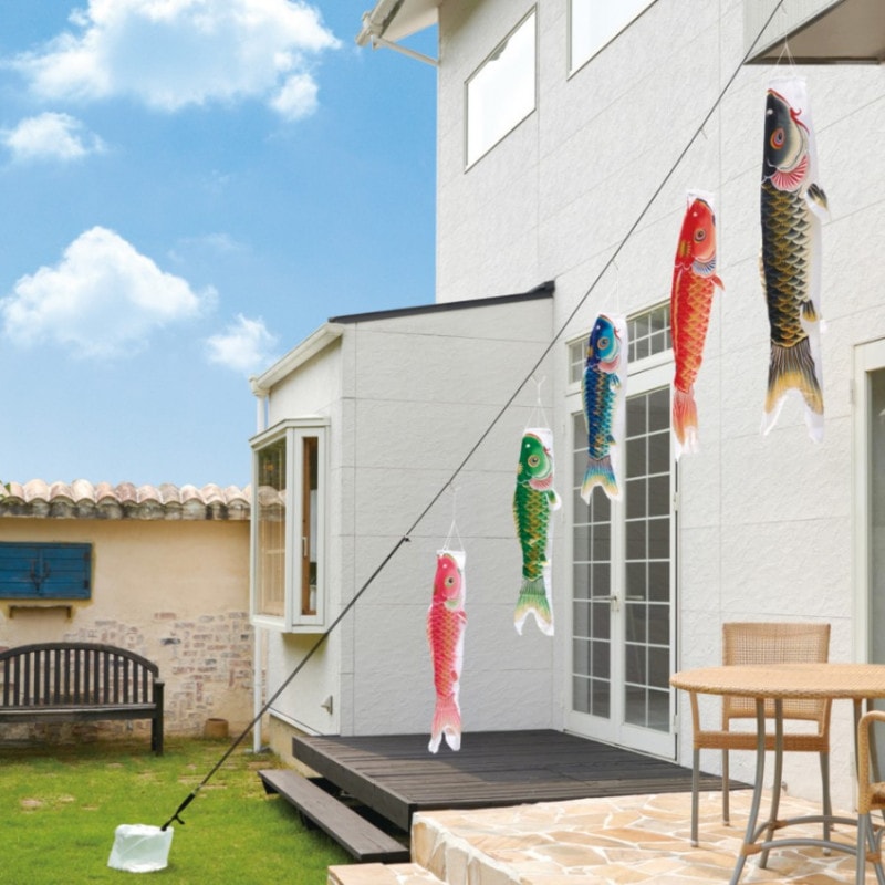 鯉のぼり】天華 万能スタンドセット〈錦鯉〉 ｜雛人形・五月人形の専門