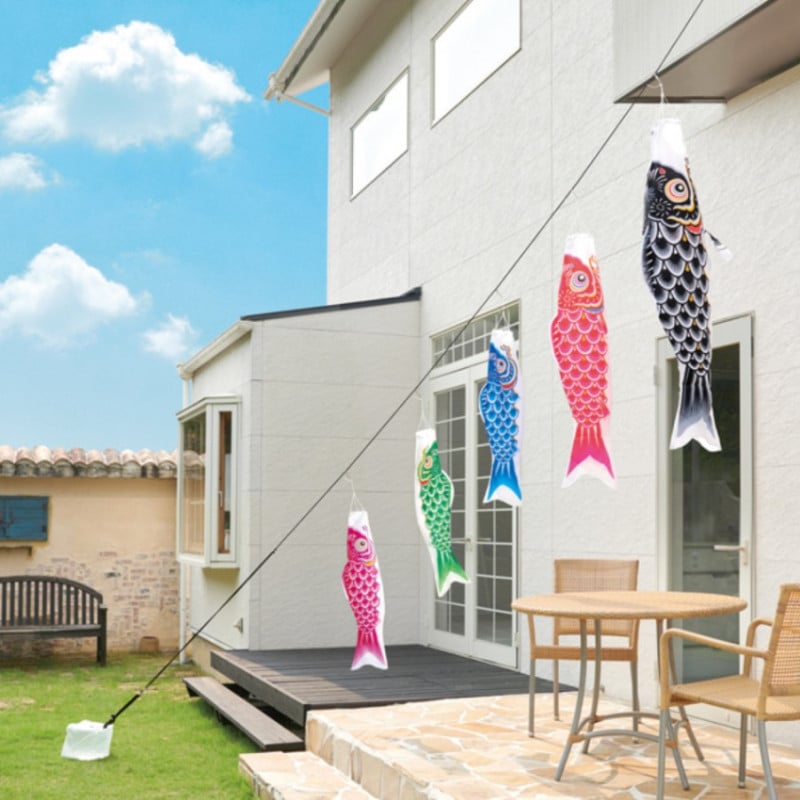 鯉のぼり】天華 万能スタンドセット〈錦鯉〉 ｜雛人形・五月人形の専門