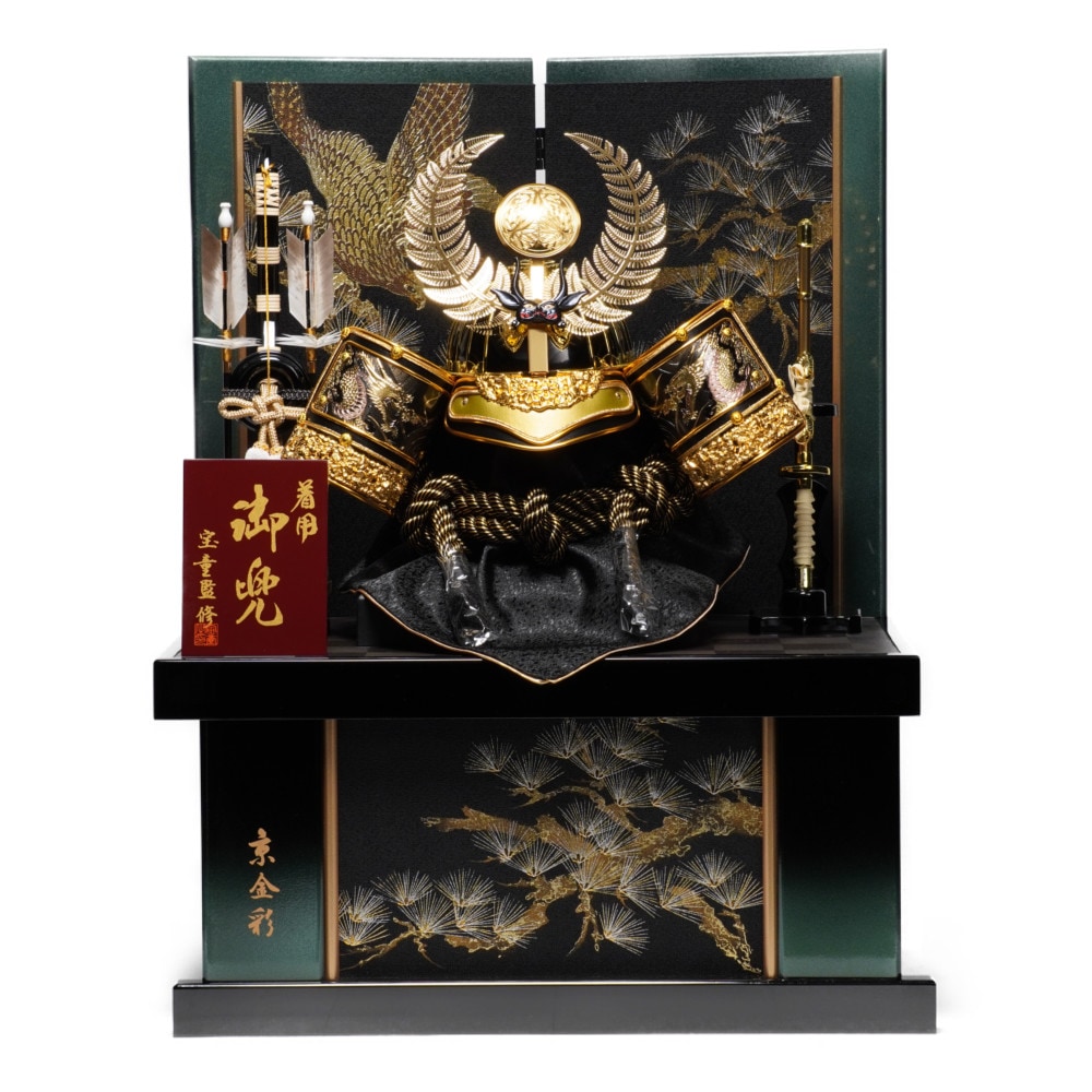 五月人形】20号 徳川家康 着用 兜収納飾り〈宝童作〉 ｜雛人形・五月