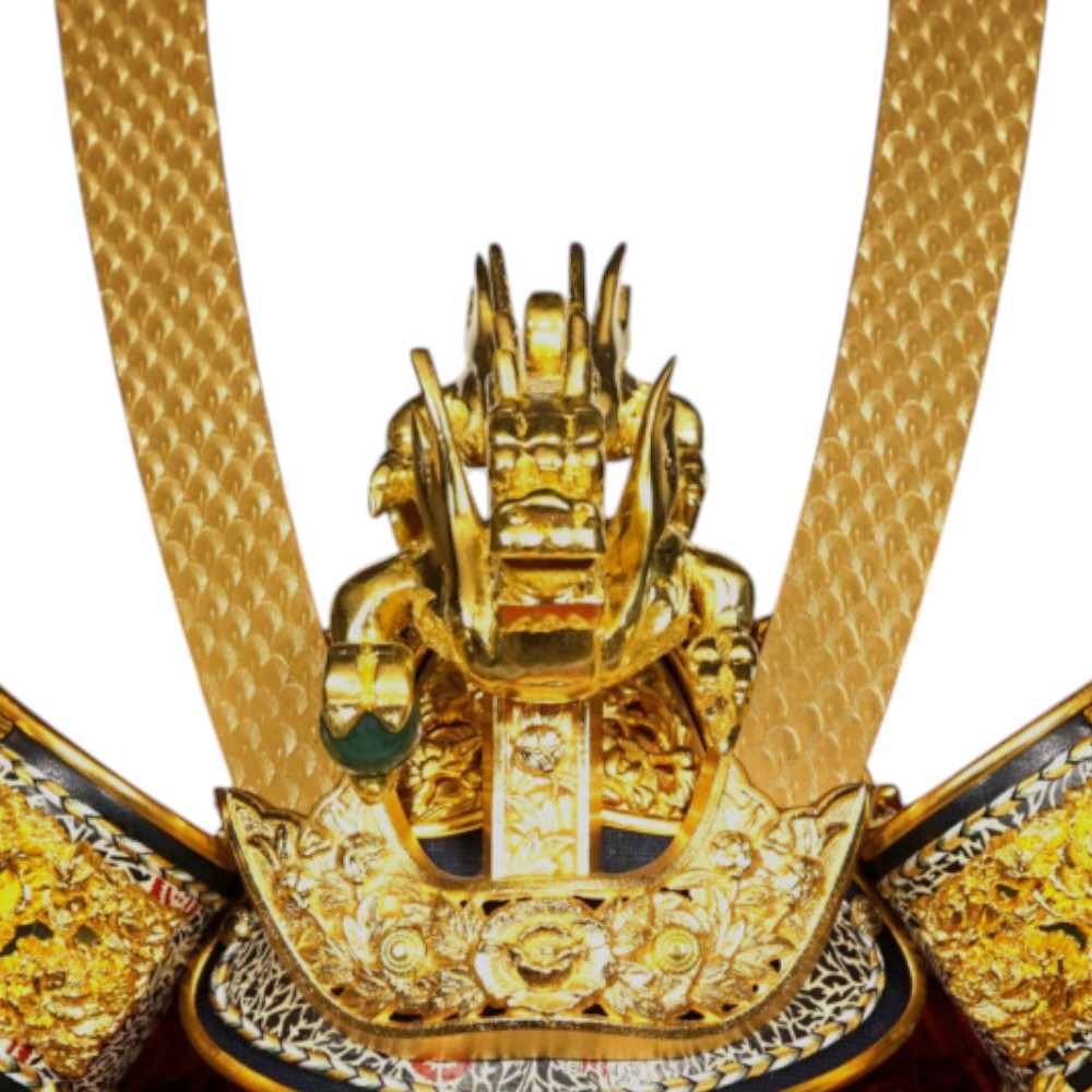 五月人形】15号 天山 赤糸威 鎧飾り〈雄山作〉 ｜雛人形・五月人形の