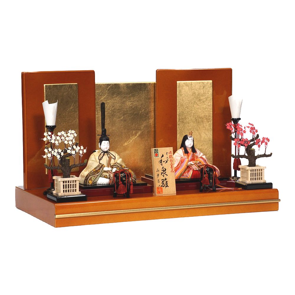 木目込み雛人形】本金和泉雛 親王飾り | 真多呂作 ｜雛人形・五月人形