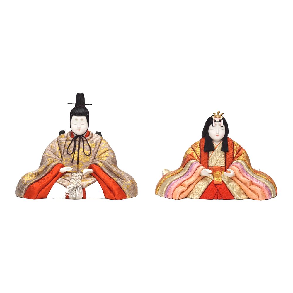 木目込み雛人形】慶園雛 十五人揃い三段飾り | 真多呂作 ｜雛人形・五