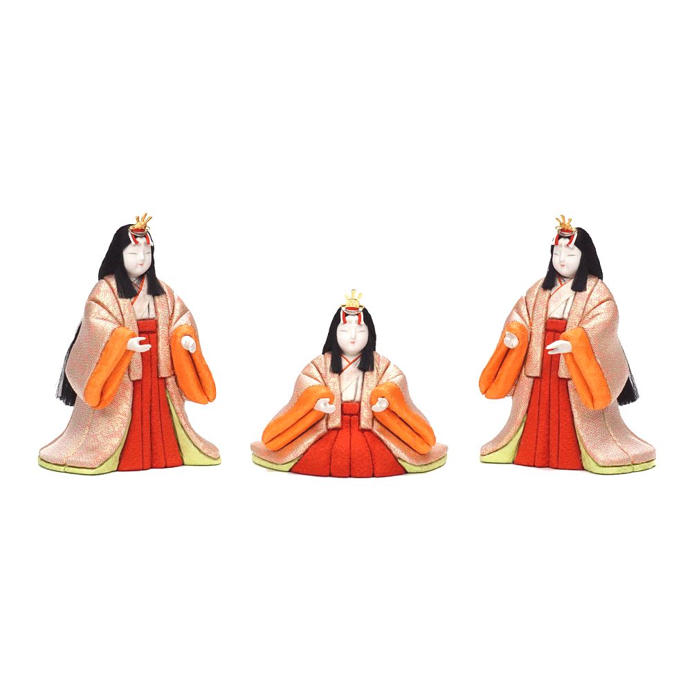 木目込み雛人形】慶園雛 十五人揃い三段飾り | 真多呂作 ｜雛人形・五