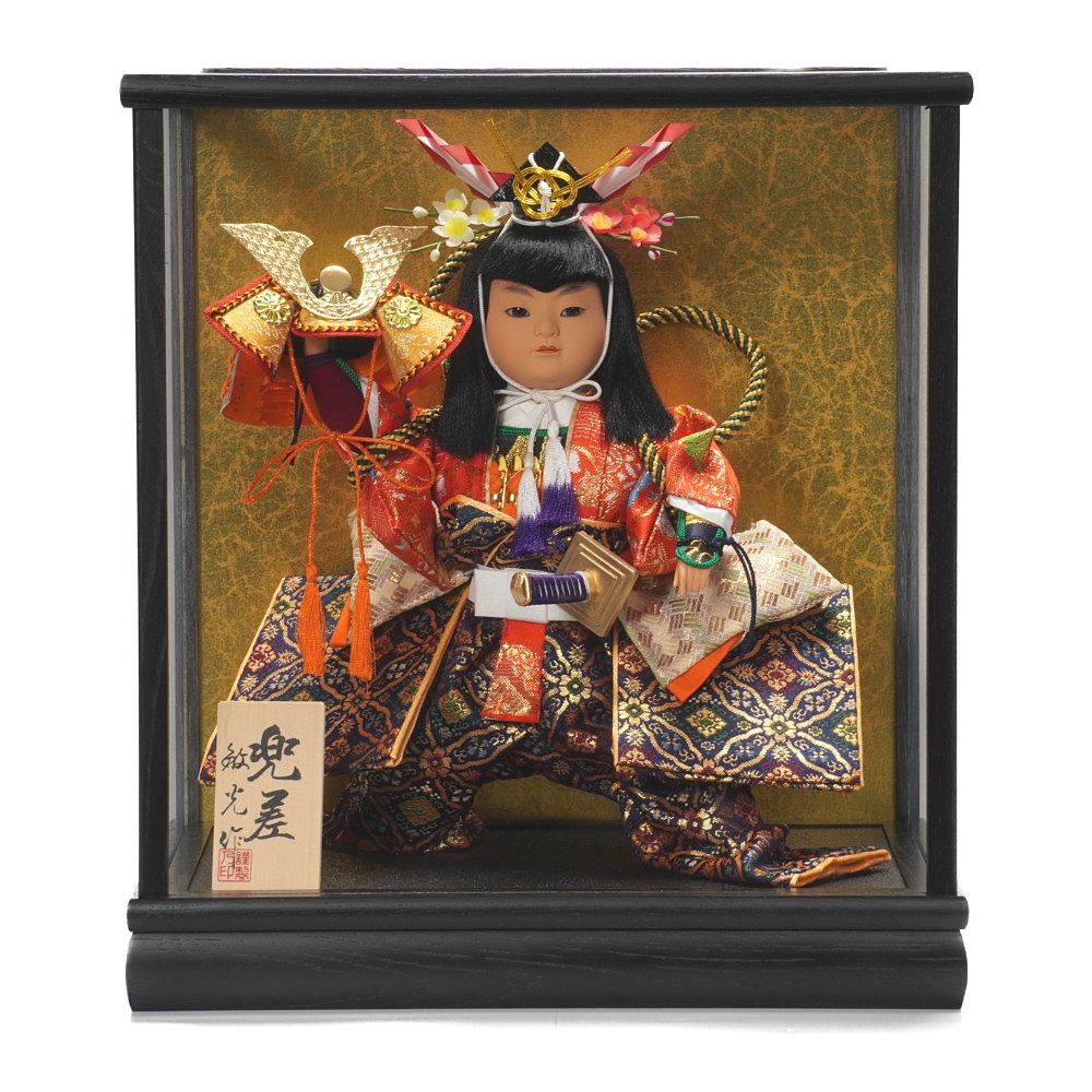 武者人形】6号 時代拵 兜差〈敏光作〉[225-086] ｜雛人形・五月人形の