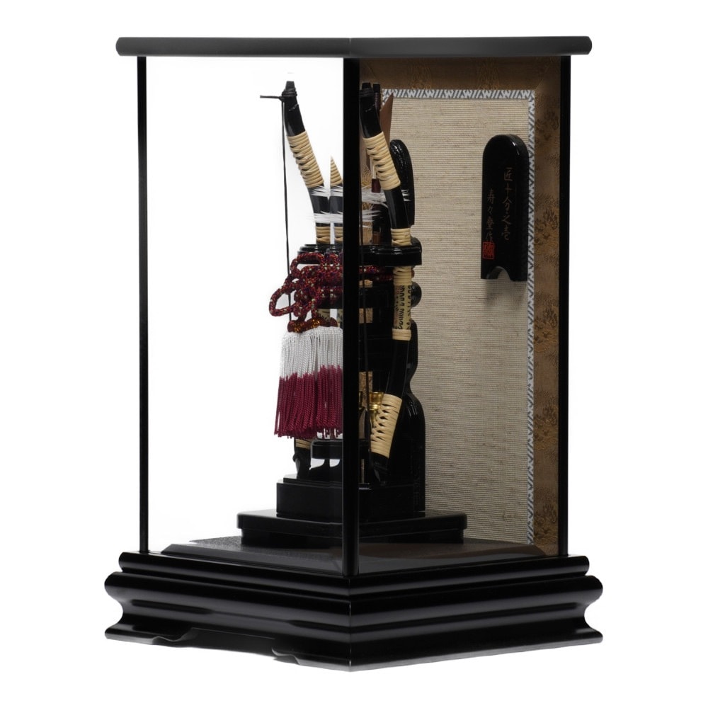 破魔弓】匠 十分之壱(赤房)〈寿々登作〉[231-003] ｜雛人形・五月人形