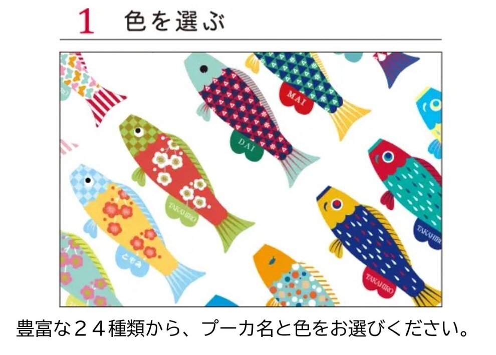 鯉のぼり】室内鯉のぼり Puca(プーカ) 旧モデル※Lサイズ〈徳永