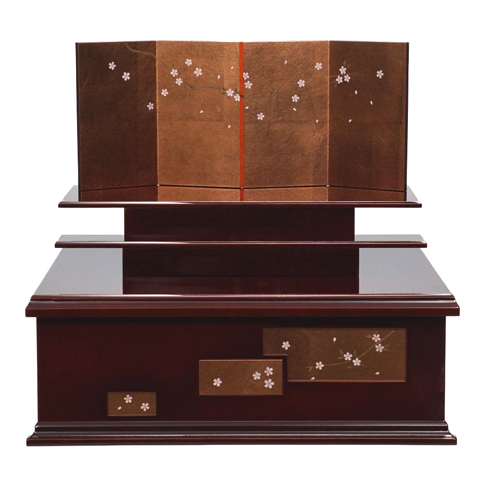 木目込み雛人形】平安雛 十五人揃い収納飾り | 木村一秀作 ｜雛人形