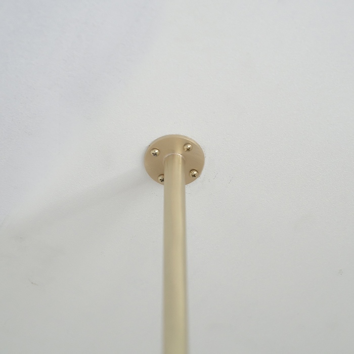 真鍮 L字型天吊りハンガーバー | おすすめ2 | オリジナル家具・金物の