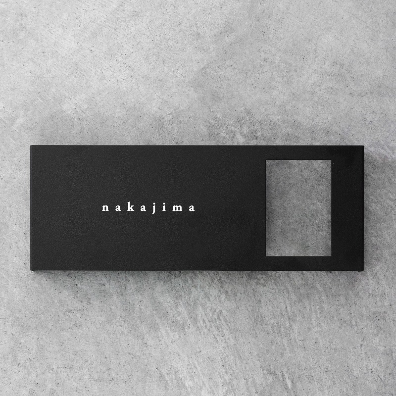 Haco】インターフォンカバー表札 英語 | 表札 | オリジナル家具・金物