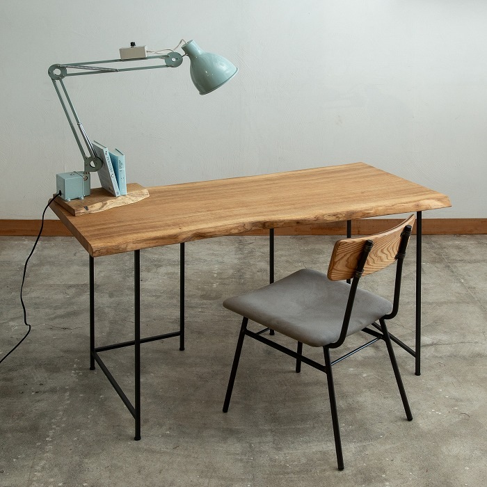 無垢天板 ナラ デスクテーブル | 家具,テーブル・デスク | オリジナル