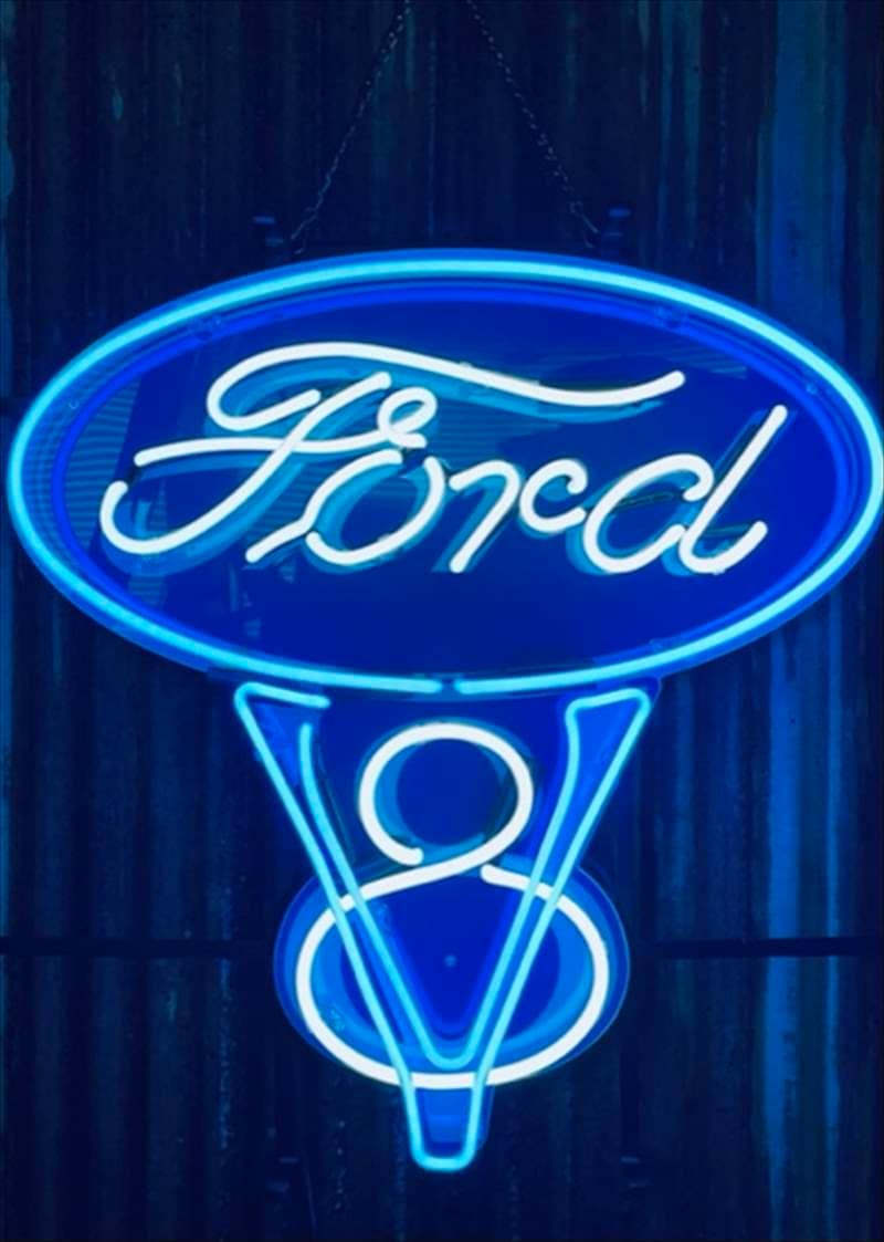 V8 FORD フォード ネオン看板 | ネオン管 ・ ライト,アメ車 | Junk