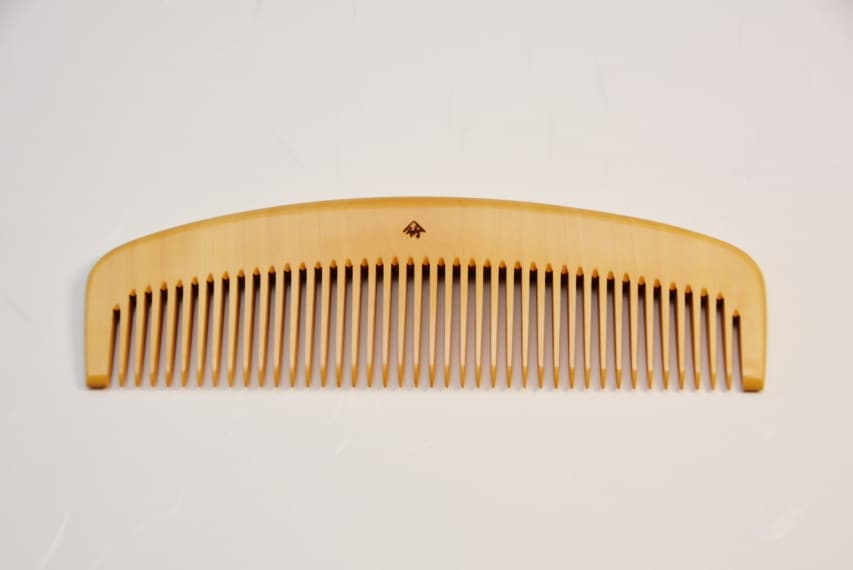 極上国産本つげ4.5寸とき櫛(荒歯) | つげ櫛,極上とき櫛 | 十三や