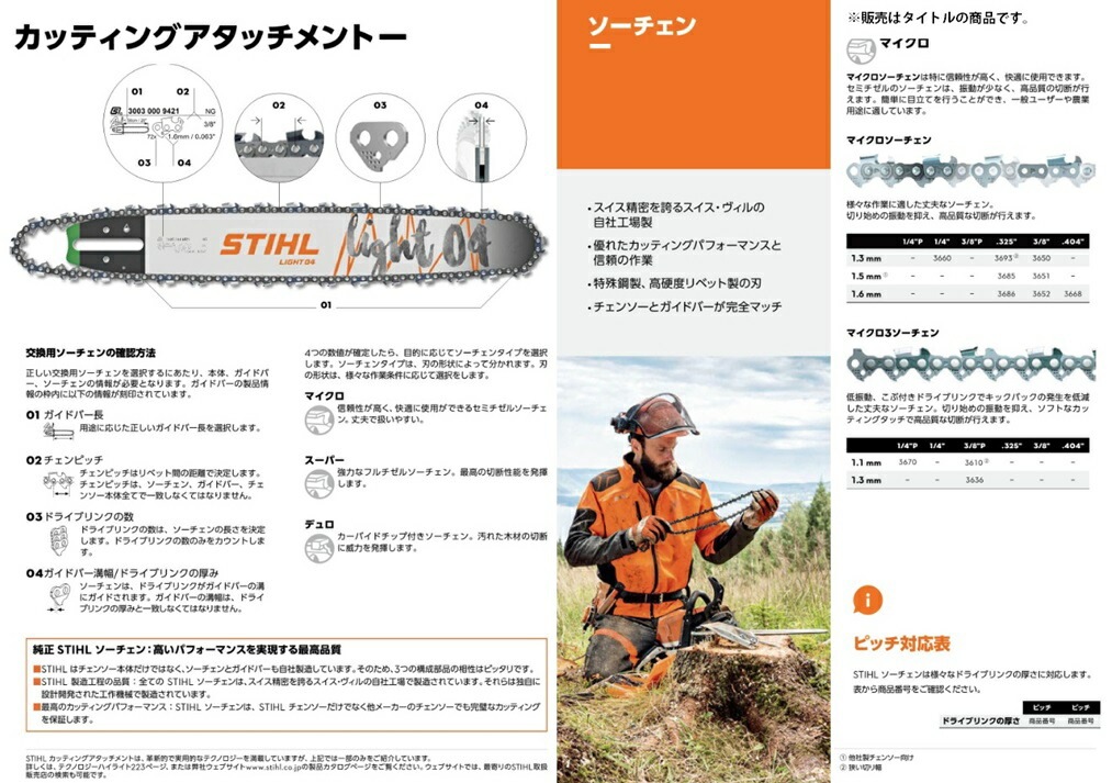 スチール ソーチェン刃 適合バーサイズ35cm 3636-000-0050 チェンソー