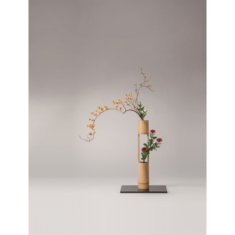 根付き二重生 又木付き 池坊好み 池坊花器 生け花 花器・道具の販売