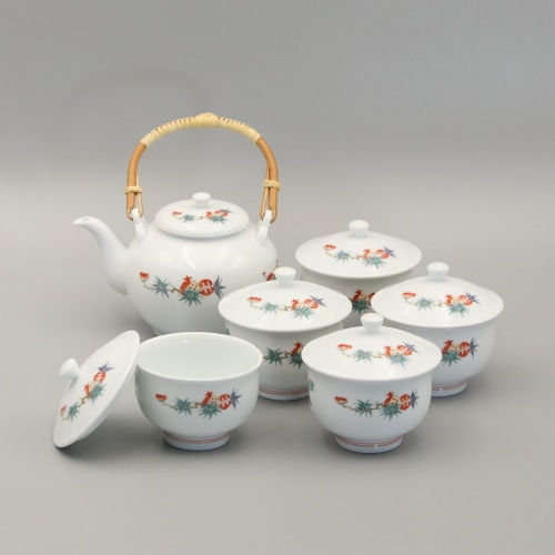 番茶器 牡丹鳥文 | 茶器 | 柿右衛門窯公式オンラインショップ