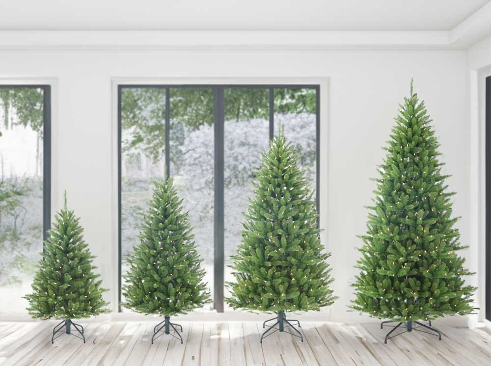 簡単組立式】LEDライト付きツリー ツリー単品 120cm 150cm 180cm 210cm