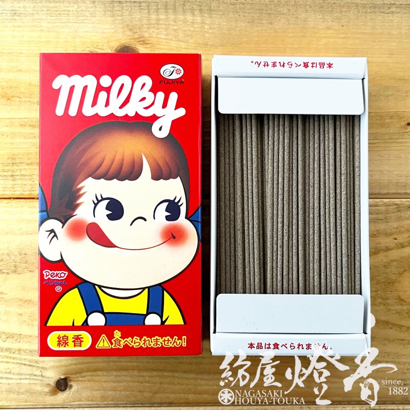 ミニ線香『好物シリーズ【不二家・ミルキー～まるで本物～】ミニ寸紙箱