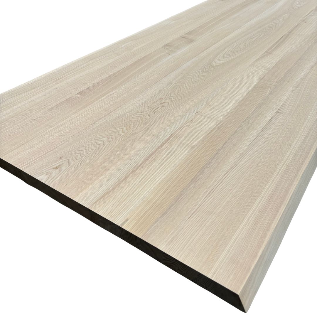 タモ 幅はぎ材 耳付 一枚板風 ダイニングテーブル 天板 2110×40×900mm