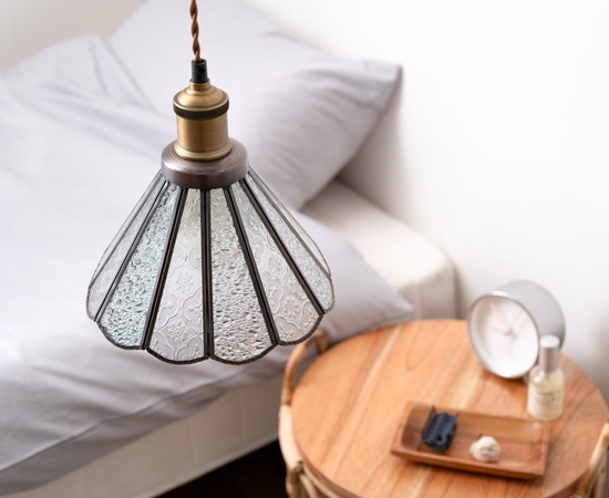 ステンドグラスペンダントライト（フラワー）｜LHT-311｜花が咲いた