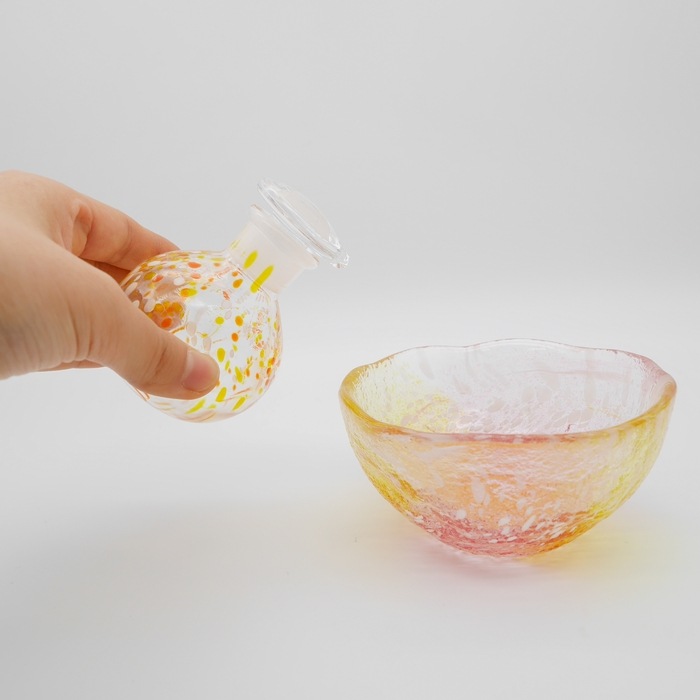 花ふぶき 深ボウル | 北一硝子 まごころお届け便