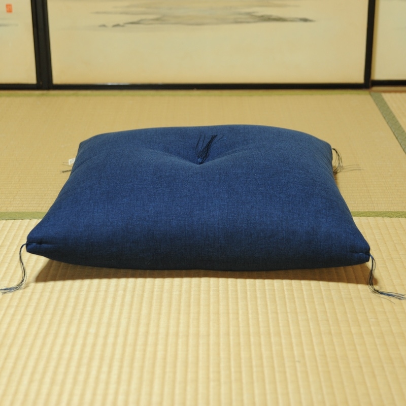 座布団 京もめん 藍（あい） | 座布団 | | 京都 座布団屋 くつろぎ本舗