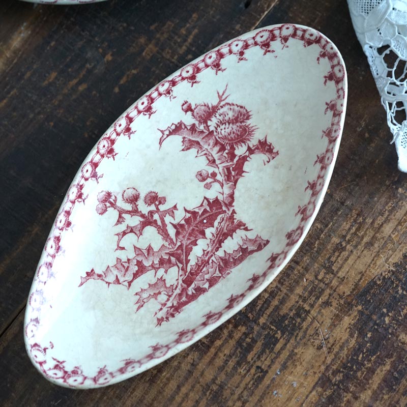 アンティークジアンGienアザミChardonsラヴィエ1886－1936年頃 gc-1211