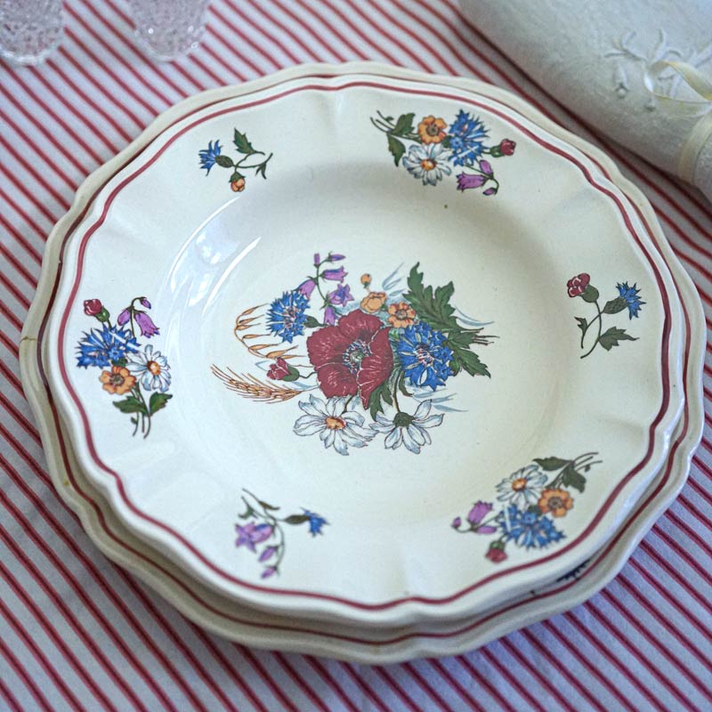 サルグミンヌ人気のAgresteのディナープレートと深皿セット gc-1390の