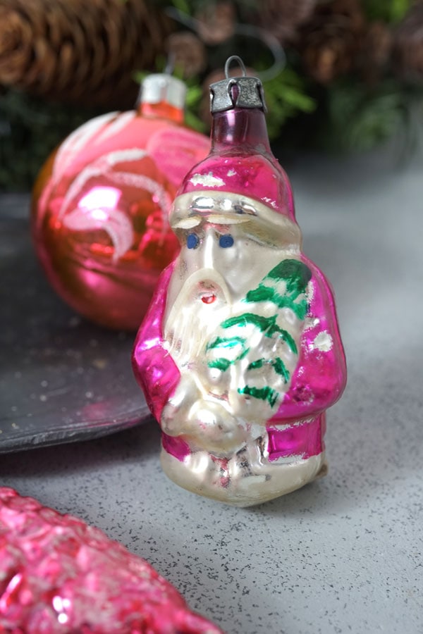 アンティーク クリスマスオーナメント 吹きガラス アソートセットJ gx