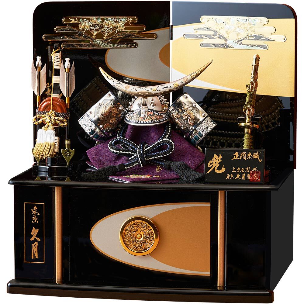 上原玉鳳作 伊達政宗公 兜収納飾り 71GC-13-Z | 収納飾り | 【公式