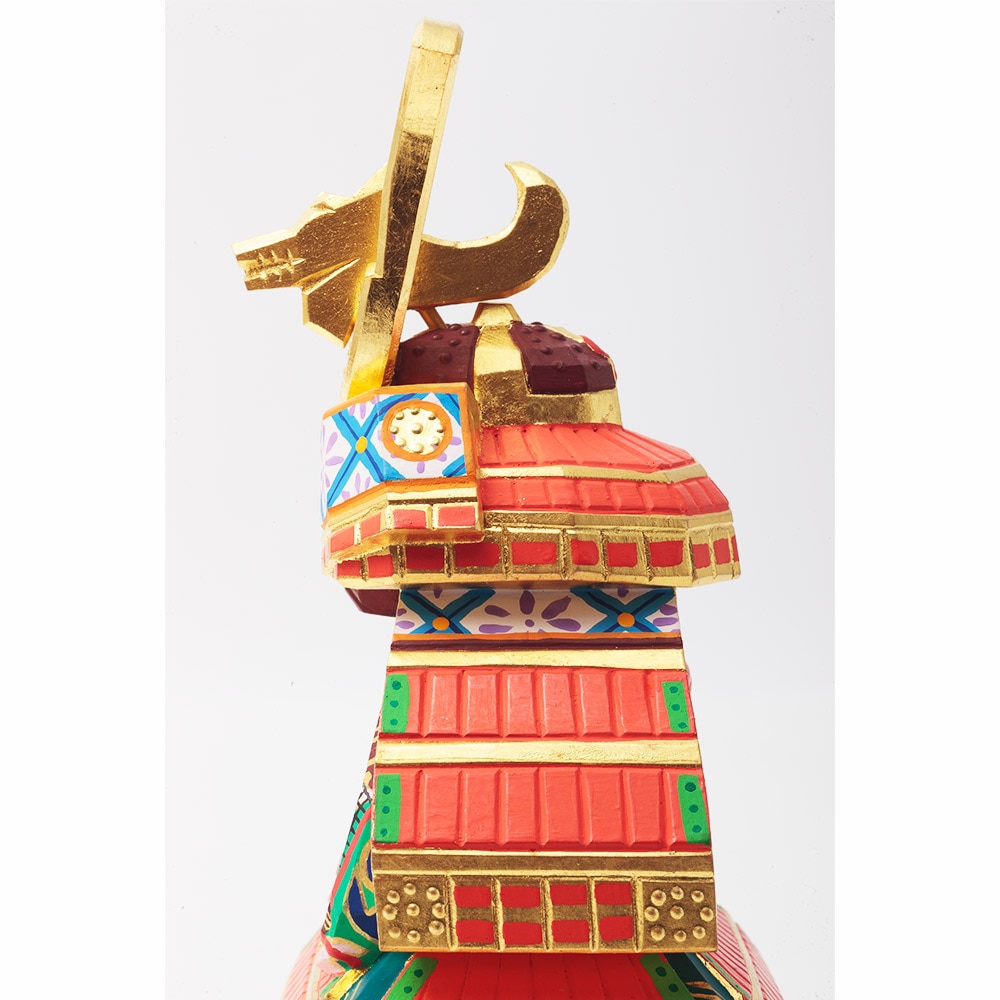 神泉作 奈良一刀彫 具足6号 5G-H22 | つるし・名前旗・小物など