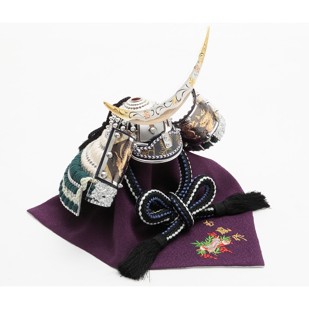 上原玉鳳作 伊達政宗公 兜収納飾り 71GC-13-Z | 収納飾り | 【公式