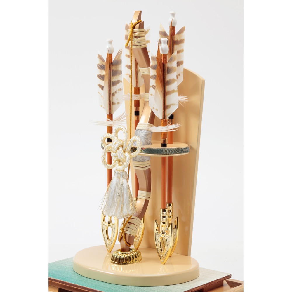 破魔弓ケース飾り 10号 獅狛シリーズ アクリルケース 4EY-03-Z