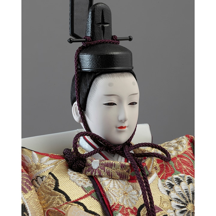 木製三段 親王官女飾り 72HR-G16 | 段飾り | 【公式】 人形の久月