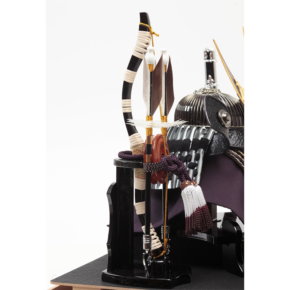 伊達政宗公 兜ケース飾り ガラスケース オルゴール付 3G-C14-Z | 取付