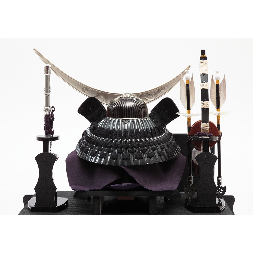 伊達政宗公 兜ケース飾り ガラスケース オルゴール付 3G-C14-Z | 取付