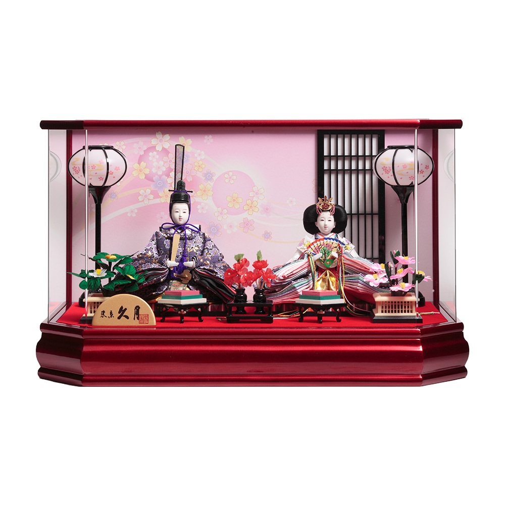 親王ケース飾り アクリルケース 73H-KK5 | ケース飾り | 【公式】 人形