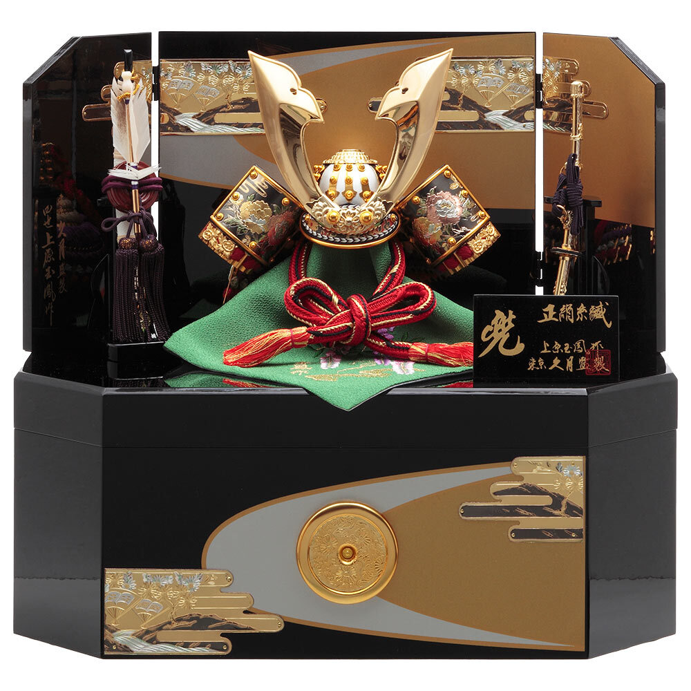 上原玉鳳作 兜収納飾り 4GR-S20-Z | 収納飾り | 【公式】 人形の久月