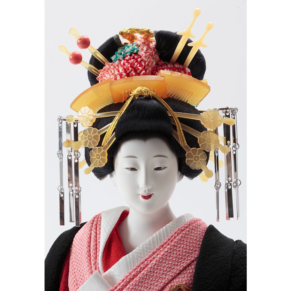 松寿作 尾山人形 「太夫」 正絹打掛 京頭 F300-1-Z-US-S | 尾山人形