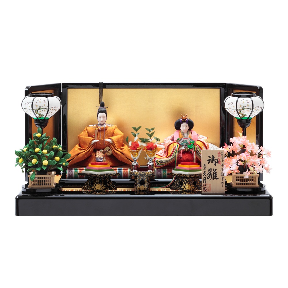 京都雛の会 平安雛幸作 親王飾り 4HR-K70-Z | 親王飾り | 【公式