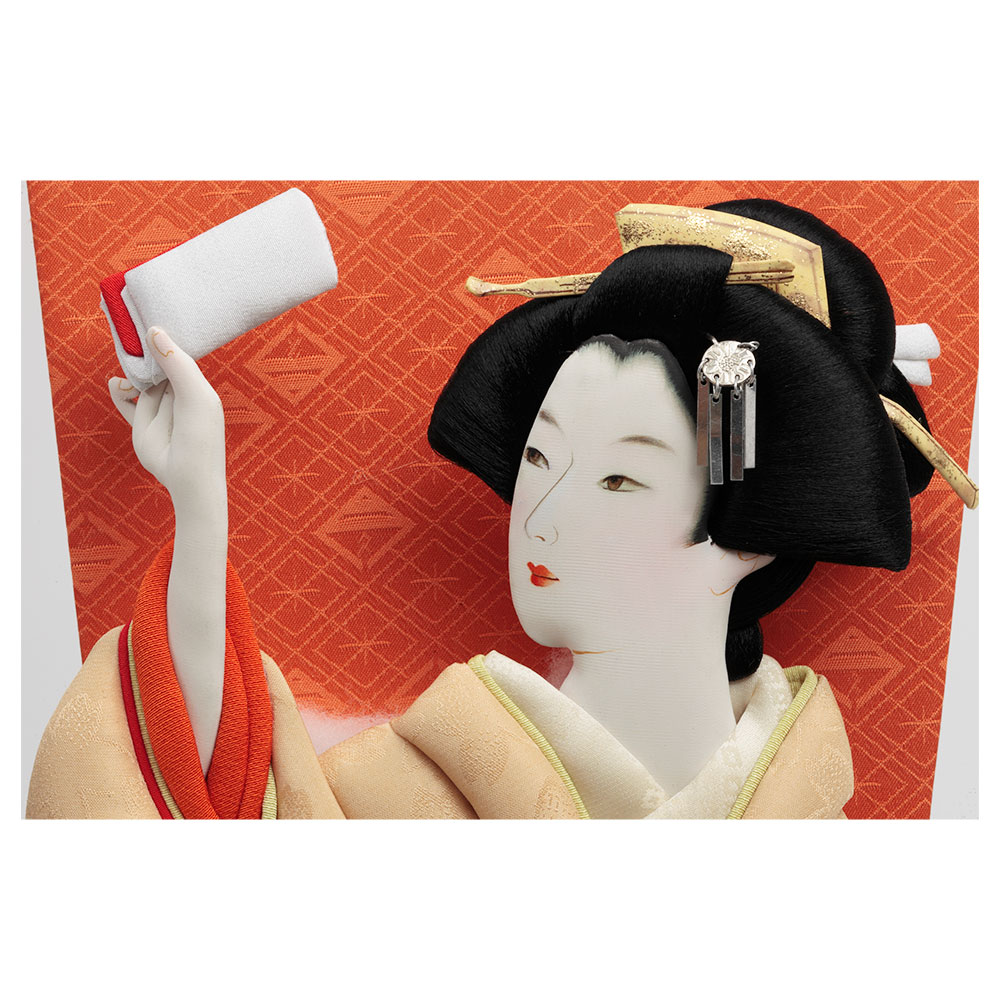 古典羽子板飾り 18号 ケース/板立て選択可能タイプ 73EH-60 | 羽子板