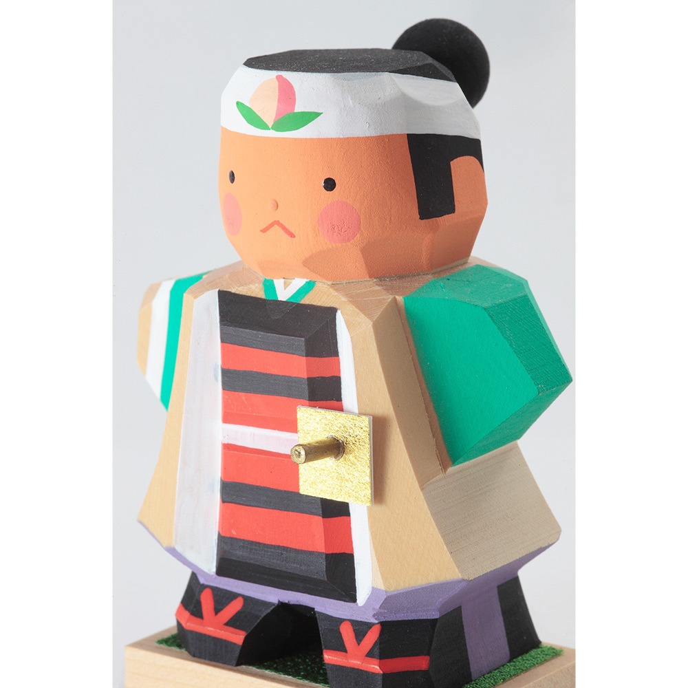 南雲作 伊予一刀彫 桃太郎だ Y5038-Z-US | 一刀彫 | 【公式】 人形の久