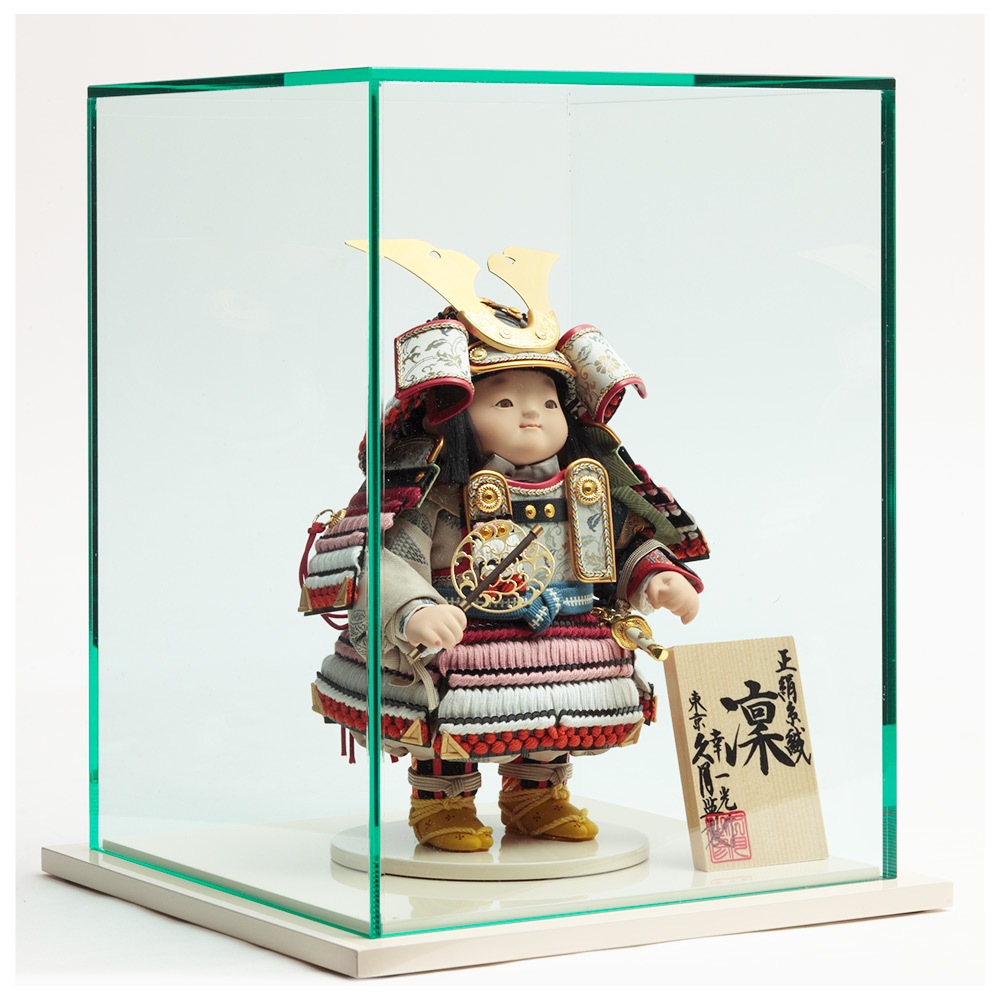 幸一光作 子供大将ケース飾り アクリルケース 3GR-T10 | 大将飾り