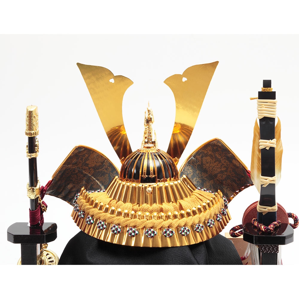 兜ケース飾り ガラスケース オルゴール付 3G-C53-Z | 取付ケース飾り