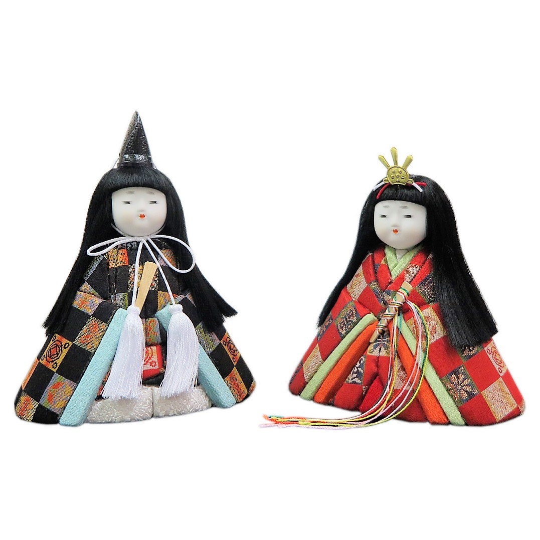 久月 木目込み手作りキット 『正絹 末広雛飾り』 | ひな人形材料