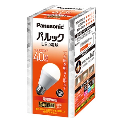 LDA4L-H/S/4 || LED電球 Panasonic パルック 一般電球タイプ 40形相当