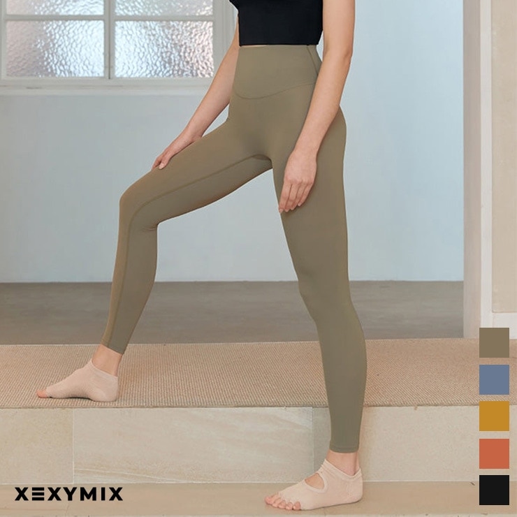 アウトレット XEXYMIX ゼクシィミックス レギンス BLACK LABEL BLACK