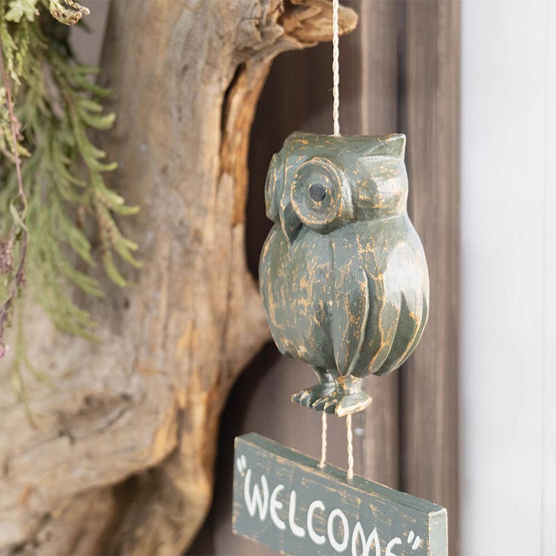 shanti / ハンギング ウェルカムボード フクロウ｜テソロ(tesoro)公式通販